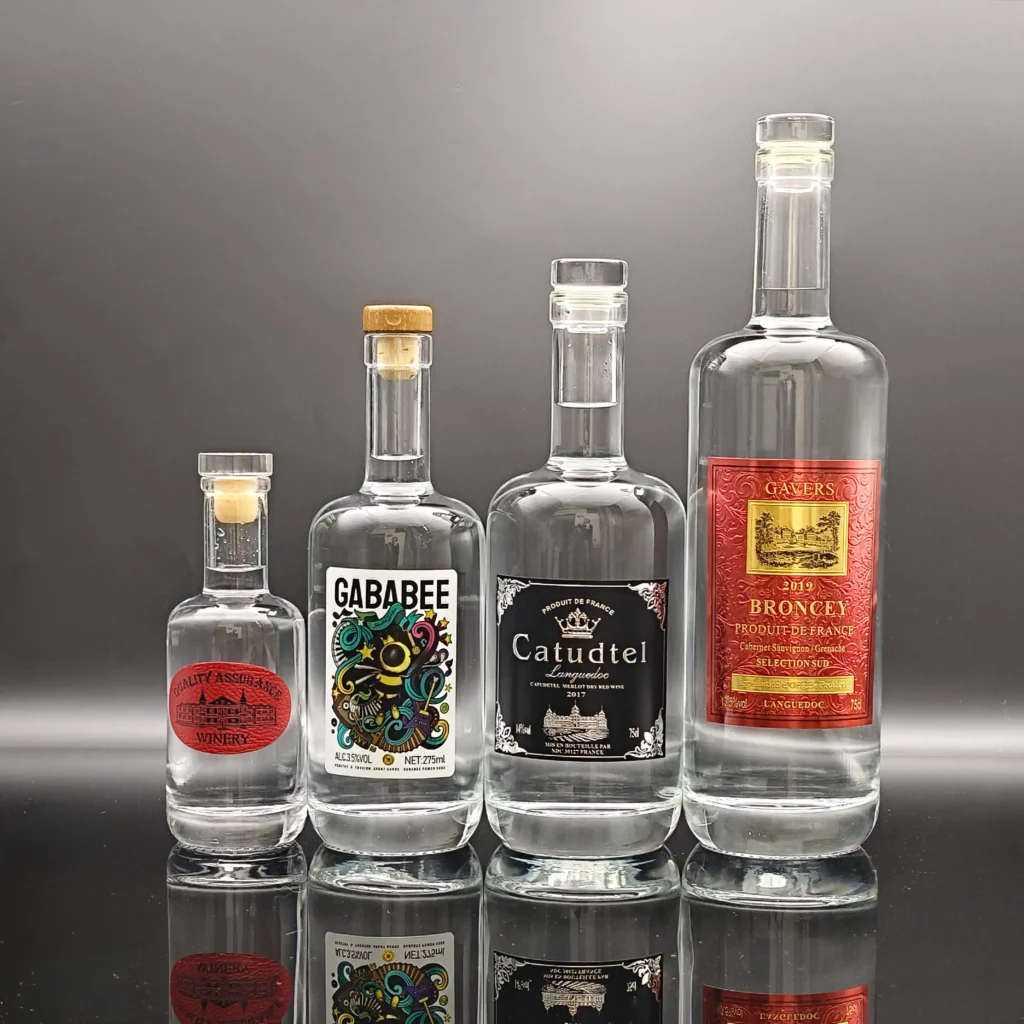 Premium rum glass bottle manufacturing