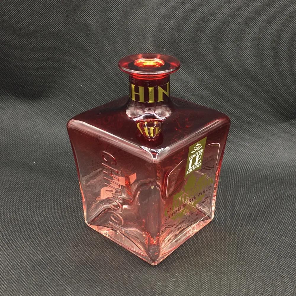 Professional Color Coated Glass Bottles for Premium Spirits Packaging